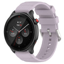 For Amazfit GTR 4 22mm Silicone Watch Band(Taro Purple)