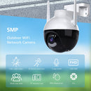 QX62 8MP HD Wireless WiFi Smart Surveillance Camera, Specification:UK Plug