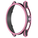 For Samsung Galaxy Watch5 40mm Hanging Sculpture Two-color Protective Watch Case with Tempered Glass Film(Pink)