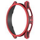 For Samsung Galaxy Watch5 40mm Hanging Sculpture Two-color Protective Watch Case with Tempered Glass Film(Red)
