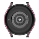 For Samsung Galaxy Watch5 44mm Hanging Sculpture Two-color Protective Watch Case with Tempered Glass Film(Pink)