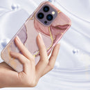 For iPhone 14 Pro Max Varnishing Water Stick TPU + Hard Plastic Phone Case(10033 Marble)