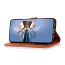 For Xiaomi Redmi K50 Ultra/12T/12T Pro KHAZNEH Dual-color Cowhide Texture Leather Phone Case(Brown)