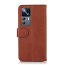 For Xiaomi Redmi K50 Ultra/12T/12T Pro Cow Texture Leather Phone Case(Brown)