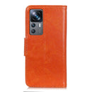 For Xiaomi Redmi K50 Ultra/12T/12T Pro Nappa Texture Leather Phone Case(Orange)
