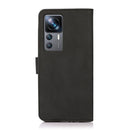 For Xiaomi Redmi K50 Ultra/12T/12T Pro KHAZNEH Matte Texture Leather Phone Case(Black)