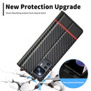 For Xiaomi 12T/12T Pro LC.IMEEKE Carbon Fiber Texture Flip Leather Phone Case(Horizontal Black)