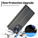 For Xiaomi 12T/12T Pro LC.IMEEKE Carbon Fiber Texture Flip Leather Phone Case(Vertical Black)