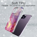 For iPhone 14 Pro Marble Pattern IMD Phone Case(P-GWL10021)