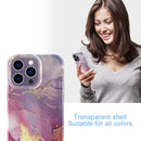 For iPhone 14 Pro Marble Pattern IMD Phone Case(P-GWL10021)