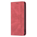 For Xiaomi 12T / 12T Pro / Redmi K50 Ultra Magnetic RFID Blocking Anti-Theft Leather Phone Case(Red)