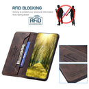 For Xiaomi 12T / 12T Pro / Redmi K50 Ultra Magnetic RFID Blocking Anti-Theft Leather Phone Case(Brown)