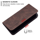 For Xiaomi 12T / 12T Pro / Redmi K50 Ultra Magnetic RFID Blocking Anti-Theft Leather Phone Case(Brown)