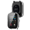 For Amazfit GTS4 Mini PC + Tempered Glass Integrated Protective Watch Case(Transparent White)