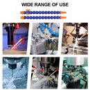 LAIZE 1/4 inch 30cm Adjustable Plastic Flexible Water Oil Cooling Hose Without Switch