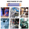 1/2 inch 50cm Adjustable Plastic Flexible Water Oil Cooling Hose With Switch