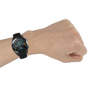 For Huawei Watch GT 46mm / 42mm / GT2 46mm 22mm Clasp Solid Color Sport Watch Band(Orange)