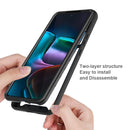For Motorola Moto Edge 30 Starry Sky Solid Color TPU Clear PC Phone Case(Dark Blue)