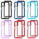 For Motorola Moto G32 Starry Sky Solid Color TPU Clear PC Phone Case(Red)