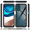 For Motorola Moto G42 Starry Sky Solid Color TPU Clear PC Phone Case(Sky Blue)