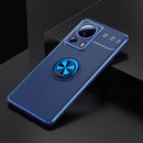 For Xiaomi Civi 2 Metal Ring Holder TPU Phone Case(Blue)