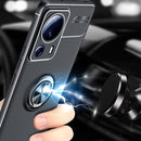 For Xiaomi Civi 2 Metal Ring Holder TPU Phone Case(Blue)