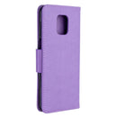 For Xiaomi Redmi Note 9S / Note 9 Pro / Note 9 Pro Max Two Butterflies Embossing Pattern Horizontal Flip Leather Case with Holder & Card Slot & Wallet & Lanyard(Purple)