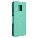 For Xiaomi Redmi Note 9S / Note 9 Pro / Note 9 Pro Max Two Butterflies Embossing Pattern Horizontal Flip Leather Case with Holder & Card Slot & Wallet & Lanyard(Green)