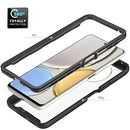 For Honor X9 4G / 5G / Magic 4 Lite Starry Sky Solid Color Shockproof TPU Clear PC Phone Case(Dark Blue)