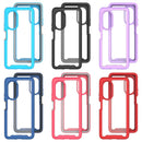 For Huawei Nova 9 SE Starry Sky Solid Color Shockproof TPU Clear PC Phone Case(Purple)
