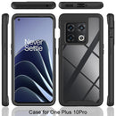 For OnePlus 10 Pro Starry Sky Solid Color Shockproof TPU Clear PC Phone Case(Dark Blue)