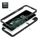 For OnePlus 10T Starry Sky Solid Color Shockproof TPU Clear PC Phone Case(Sky Blue)