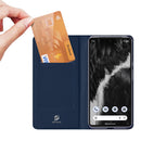 For Google Pixel 7 DUX DUCIS Skin Pro Series Flip Leather Phone Case(Blue)