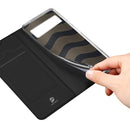 For Google Pixel 7 Pro DUX DUCIS Skin Pro Series Flip Leather Phone Case(Black)
