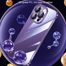 For iPhone 13 Pro Electroplating Frameless Clear PC Phone Case(Transparent)