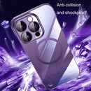 For iPhone 13 Pro Electroplating Frameless Magsafe Magnetic PC Phone Case(Transparent)