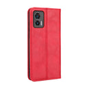 For Motorola Edge 30 Neo / Edge 30 Lite Magnetic Buckle Retro Texture Leather Phone Case(Red)