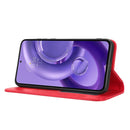 For Motorola Edge 30 Neo / Edge 30 Lite Magnetic Buckle Retro Texture Leather Phone Case(Red)