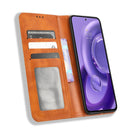 For Motorola Edge 30 Neo / Edge 30 Lite Magnetic Buckle Retro Texture Leather Phone Case(Brown)