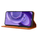 For Motorola Edge 30 Neo / Edge 30 Lite Magnetic Buckle Retro Texture Leather Phone Case(Brown)