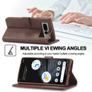 For Google Pixel 7 LC.IMEEKE Calf Texture Horizontal Flip Leather Case(Brown)