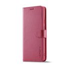 For Google Pixel 7 LC.IMEEKE Calf Texture Horizontal Flip Leather Case(Red)