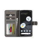 For Google Pixel 7 LC.IMEEKE Calf Texture Horizontal Flip Leather Case(Grey)