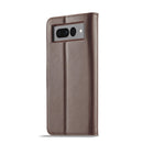 For Google Pixel 7 Pro LC.IMEEKE Calf Texture Horizontal Flip Leather Case(Brown)