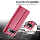 For Google Pixel 7 Pro LC.IMEEKE Calf Texture Horizontal Flip Leather Case(Red)