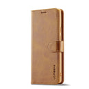 For Google Pixel 7 Pro LC.IMEEKE Calf Texture Horizontal Flip Leather Case(Yellow)