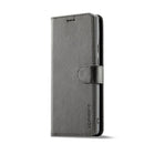 For Google Pixel 7 Pro LC.IMEEKE Calf Texture Horizontal Flip Leather Case(Grey)