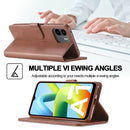 For Xiaomi Redmi A1 LC.IMEEKE Calf Texture Horizontal Flip Leather Case(Brown)