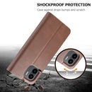 For Xiaomi Redmi A1 LC.IMEEKE Calf Texture Horizontal Flip Leather Case(Brown)