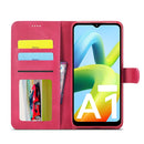 For Xiaomi Redmi A1 LC.IMEEKE Calf Texture Horizontal Flip Leather Case(Red)
